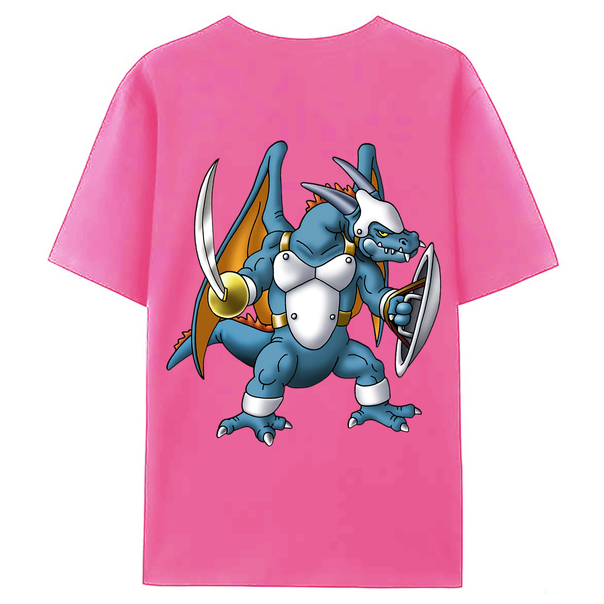 （画像用） ドラゴンクエスト Doragon Kuesuto Dragon Quest レディース半袖Tシャツ(バックプリント)